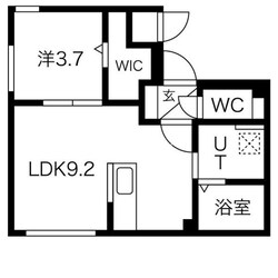 SERAM北9条の物件間取画像